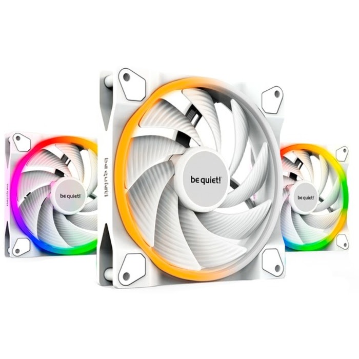 Light Wings 120mm PWM ARGB High Speed Kit x3 Blanc