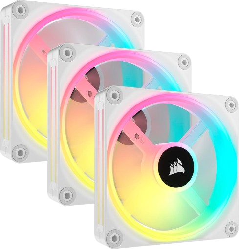 iCUE LINK LX120R RGB - Triple Pack - Blanc