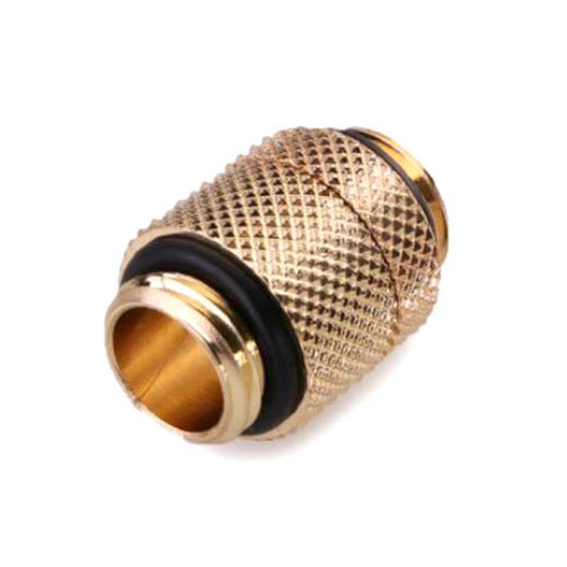 [09300075] Raccord Mâle/Mâle droit or - 14mm