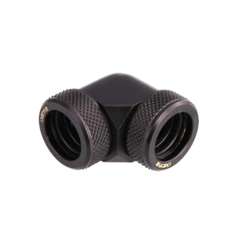 [09300103] Raccord tube rigide 90° noir - 14mm