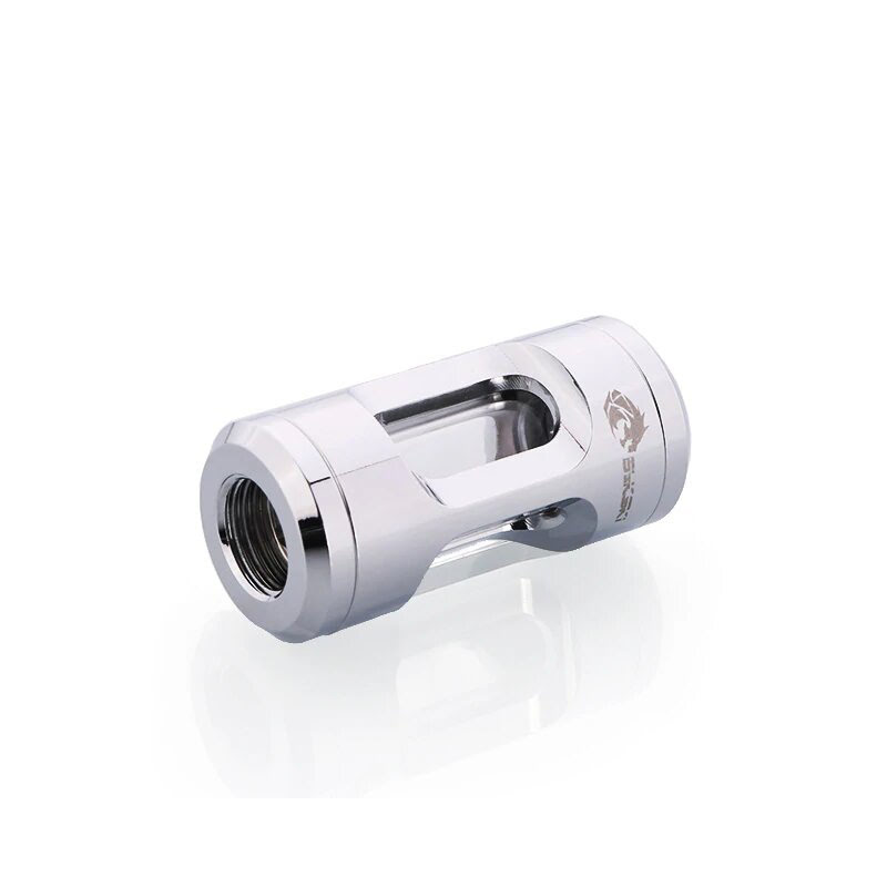 Fitting Tube rigige 14mm  droit argent