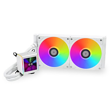 Galahad II LCD 280 ARGB Blanc