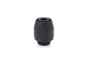 Raccord compression HF TPV Metall 12,7/7,6mm Noir