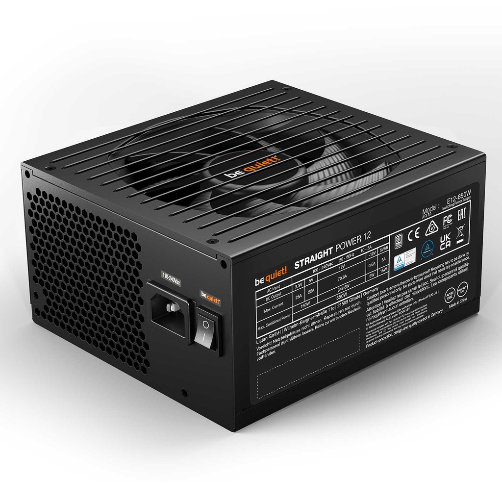 [01200996] ATX 850W - Straight Power 12 80+ PLAT - BN337