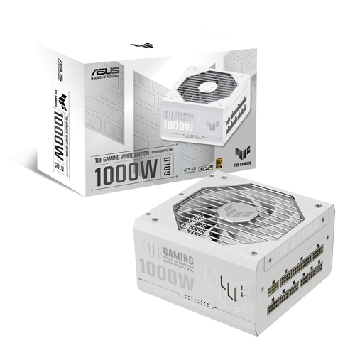 ATX 1000W - 80+ GOLD - TUF GAMING 1000G White