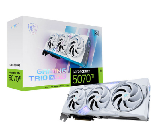 GeForce RTX 5070 Ti Gaming Trio OC 16G Blanc