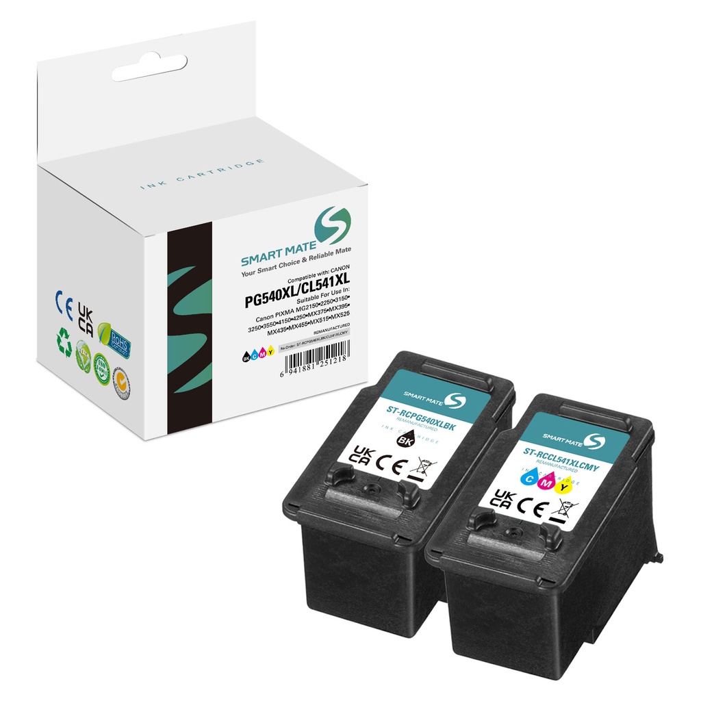 Pack Noir et Couleur PG-540XL / CL-541XL