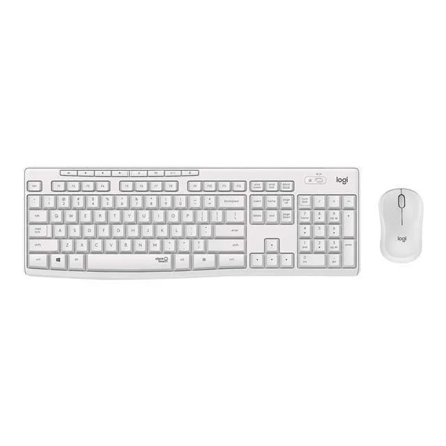 MK295 Silent Wireless Combo WHITE