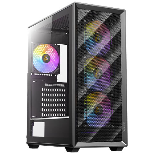 AX85 ARGB Noir - MT/Sans Alim/ATX