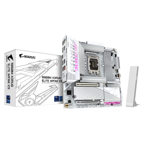 B860M A ELT WF6E ICE - B860/LGA1851/DDR5/mATX