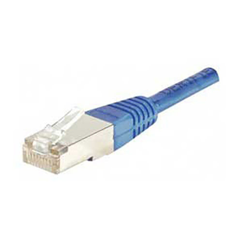 Cordon Cat 6, 4P Moule 2.00 m F/UTP Bleu