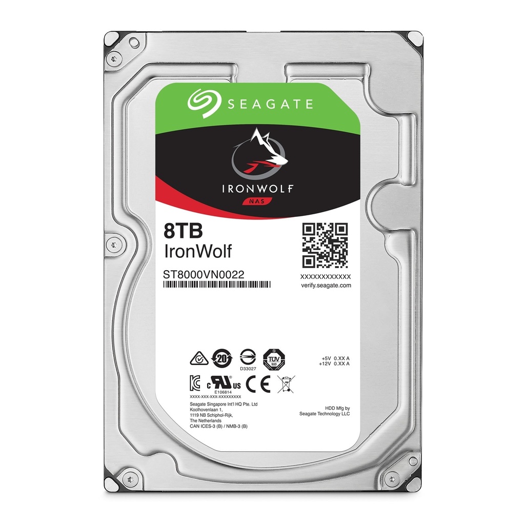 8To SATA III 256Mo Ironwolf ST8000VN002