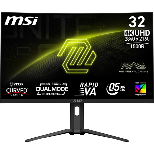 [06205024] MAG 32" CURVE 4K/160 ou FHD/320 F-VA/USB-C/FSPrem