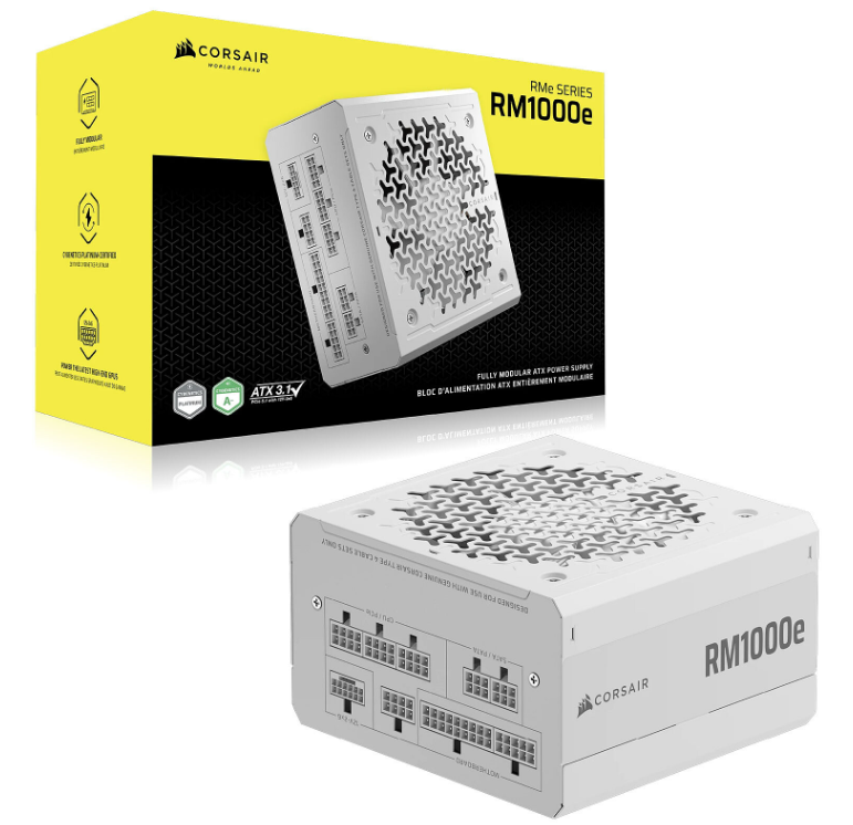 ATX 1000W - 80+ Gold - R1000e Blanc