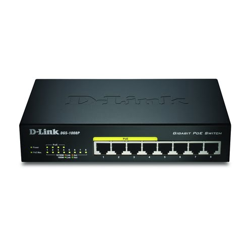 [01701326] 8 Ports Gigabit/4 Ports PoE+ - DGS-1008P