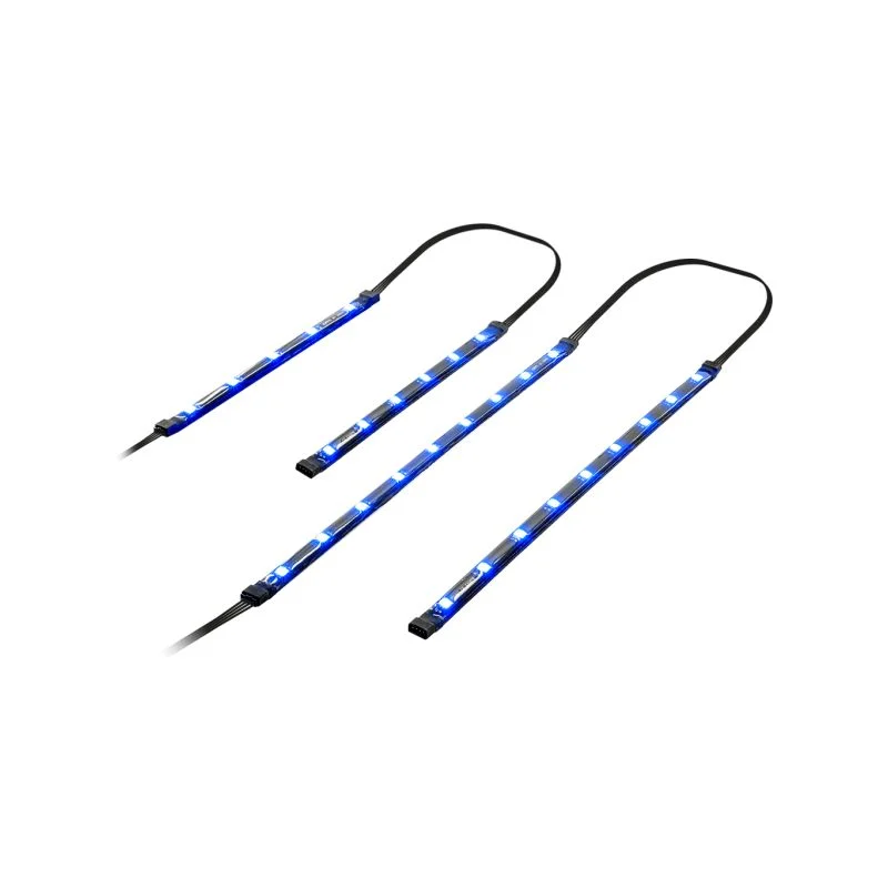 Kit 4 barres LEDS bleues magnétiques
