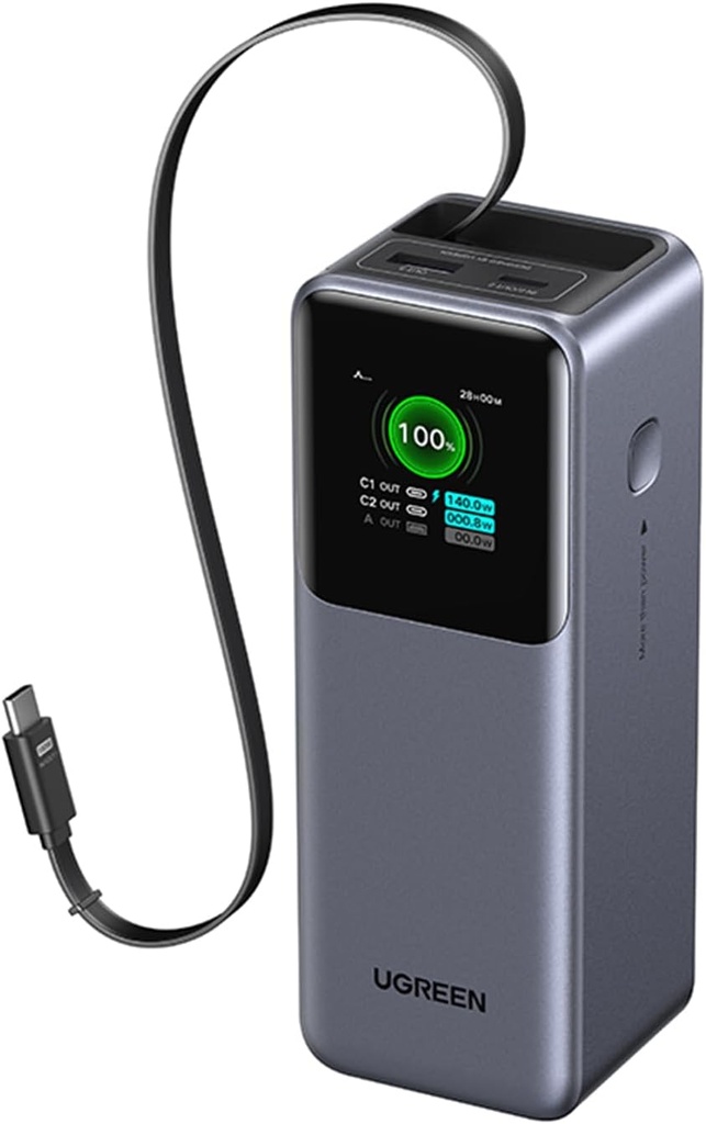 [15400006] PowerBank 2 ports/20000mAh/165W + Câble USB-C