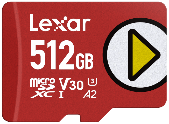[03400802] MicroSDXC 512G Class10 U3 V30 A2 LMSPLAY512G-BNSNG