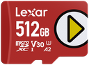 MicroSDXC 512G Class10 U3 V30 A2 LMSPLAY512G-BNSNG