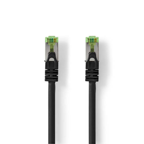 Câble RJ45 CAT7 S/FTP - male/male - 5m - Noir