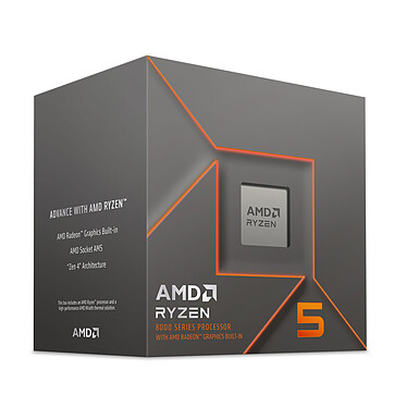 [00501297] Ryzen 5 8400F - 4.7GHz/22Mo/AM5/Box