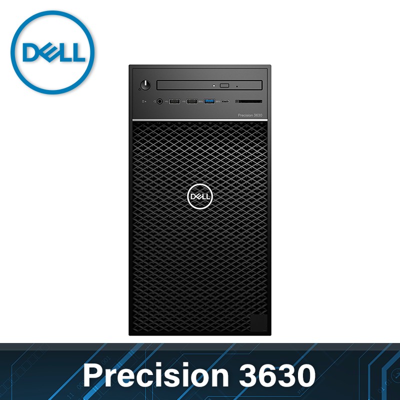 [500030098A] Dell Prec 3630 (E-2124/16G/256SSD/Grav/P400/11P)