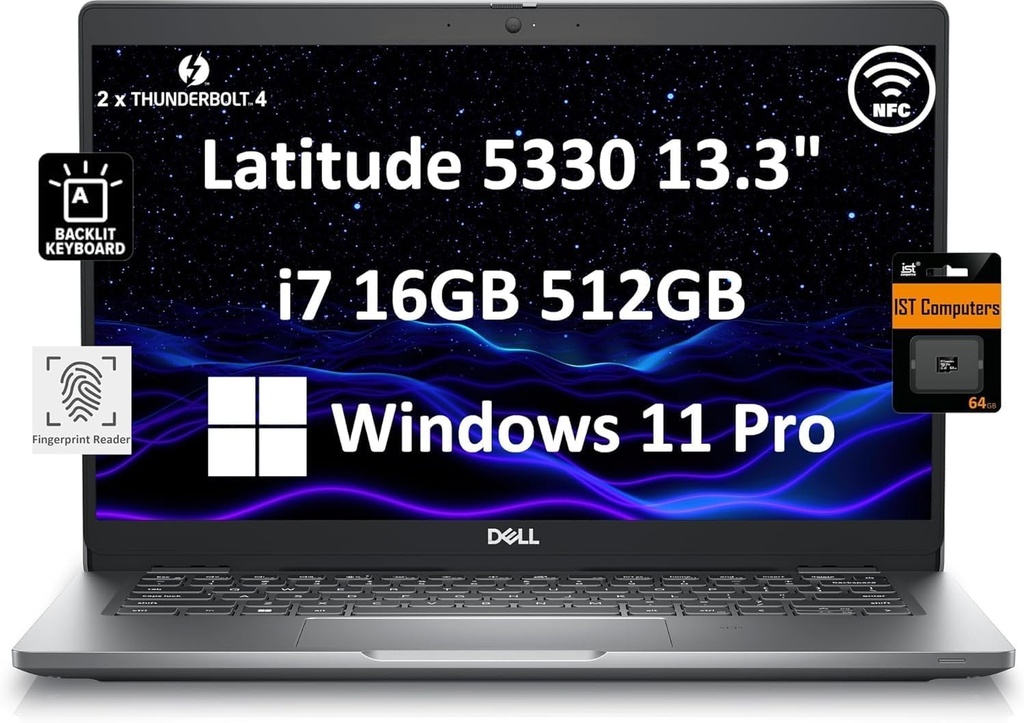 [503030886] Dell 5330 (i7-1265/16G DDR5/512Nvme/11P) FHD A+ 8h43