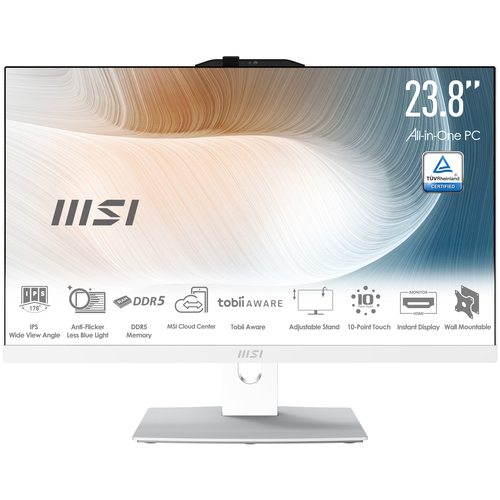 [00800278] Modern 23.8"tact FHD/C7-150U/16G/1To/W11P Blanc