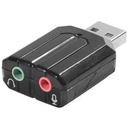 [09616] Mini carte son USB entree/sortie jack