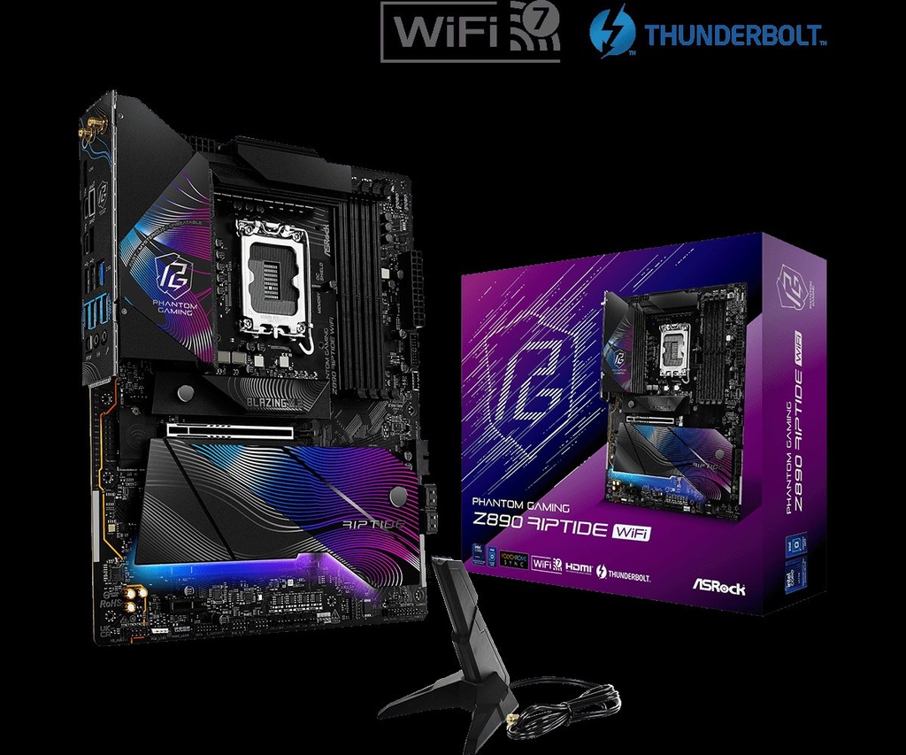 Z890 RIPTIDE WIFI - Z890/LGA1851/DDR5/ATX