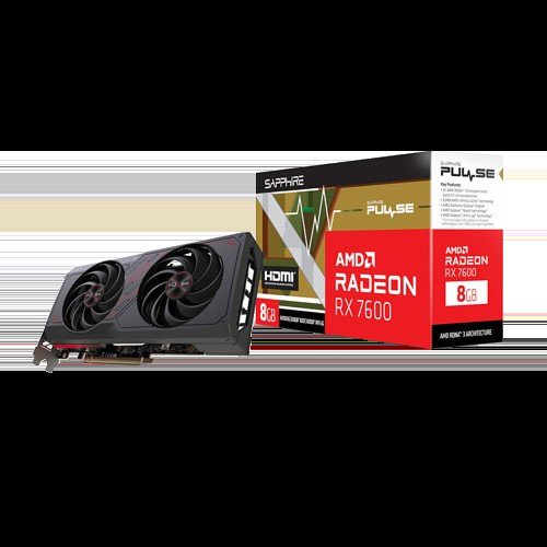 PULSE RADEON RX 7600 GAMING OC 8Go - OEM