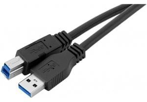 Câble USB 3.0 Mâle A -Mâle B - 1.8m