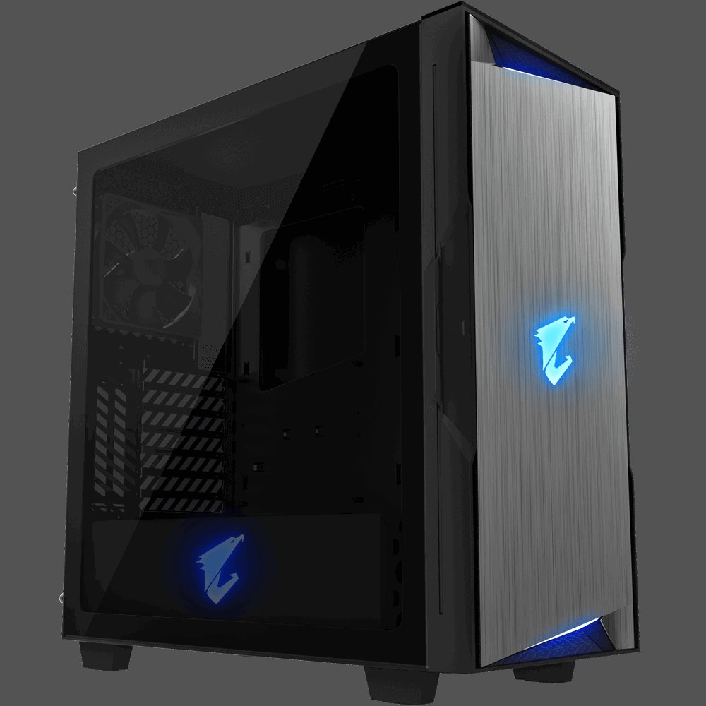AORUS C300 GLASS - MT/Sans Alim/ATX