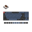 K13 PRO QMK RGB Noir/Sans fil/TKL NP/Switch Marron#
