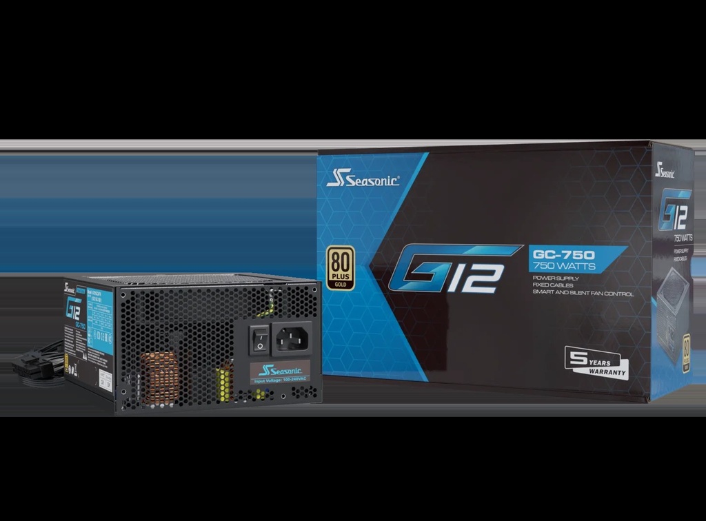 ATX 750W 80+ Gold - G12 GC-750 - SSP-750RT2