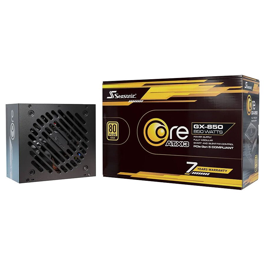 ATX 850W - 80+ Gold - Core GC-850 Noir#