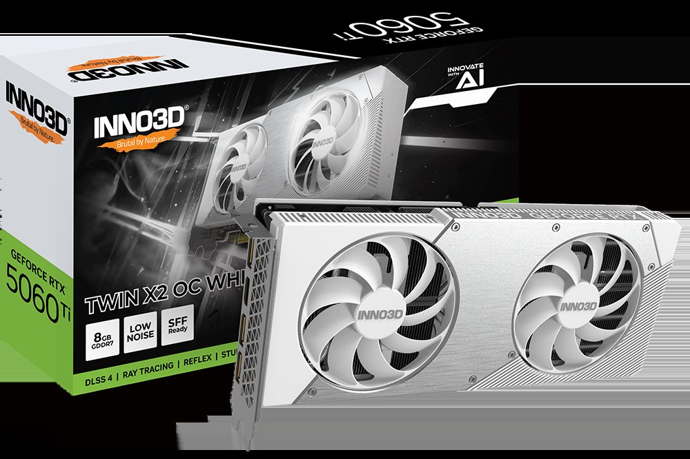 GEFORCE RTX 5060 Ti TWIN X2 OC WHITE 8GB