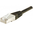 Cordon RJ45 CAT 6 F/UTP noir - 0,5 m