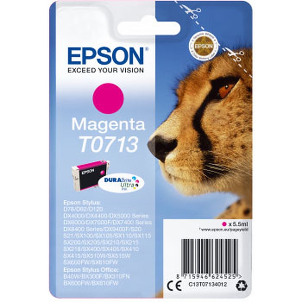 Cartouche DURABrite T0713 Magenta - C13T07134012