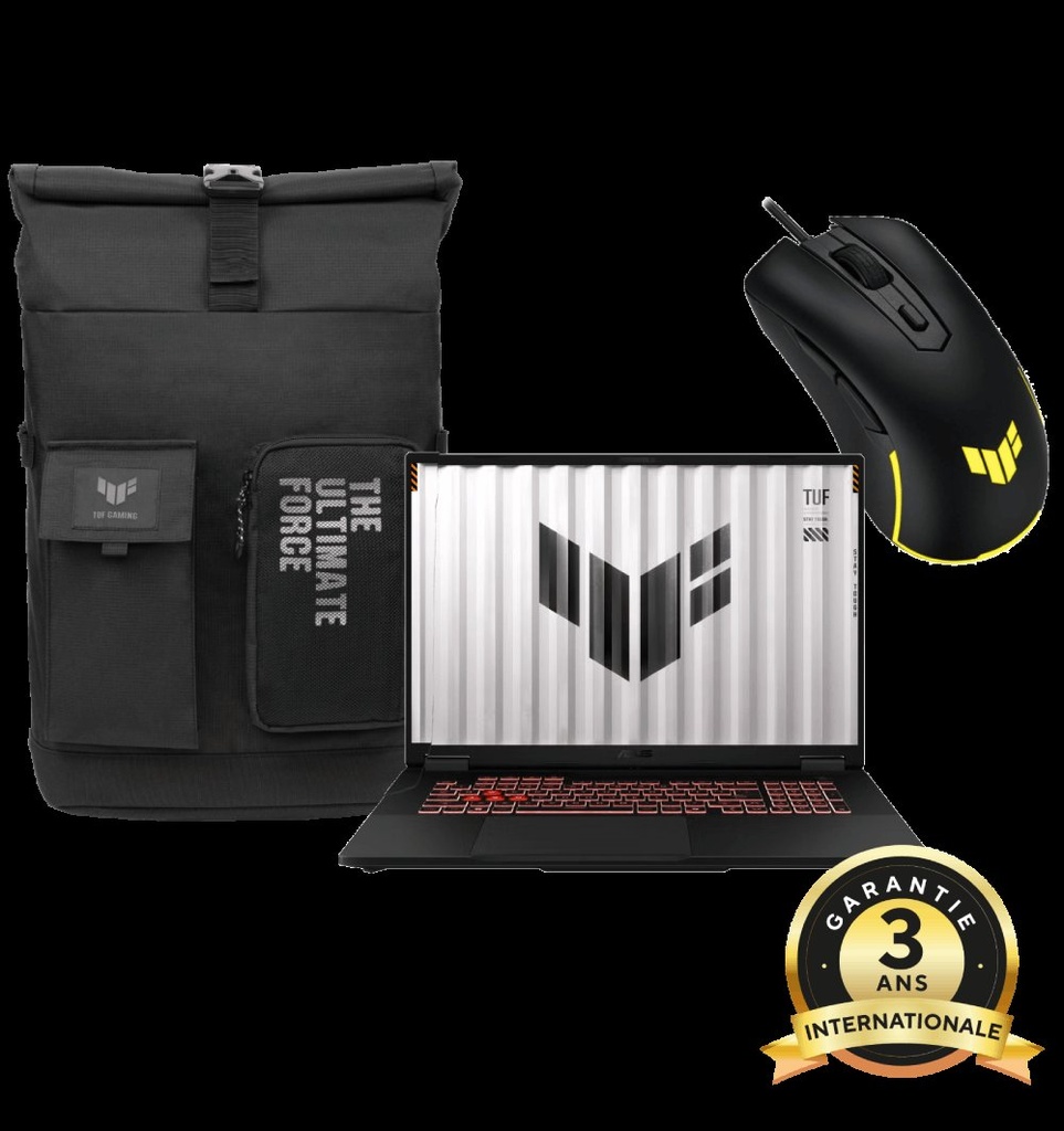 TUF 18" FHD+144Hz/R7 260/5070/32/512/FD sac+souris