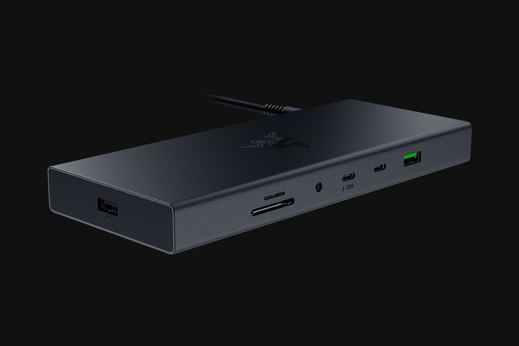 USB 4 Dock - Noir USB-C/14 ports/2 écrans