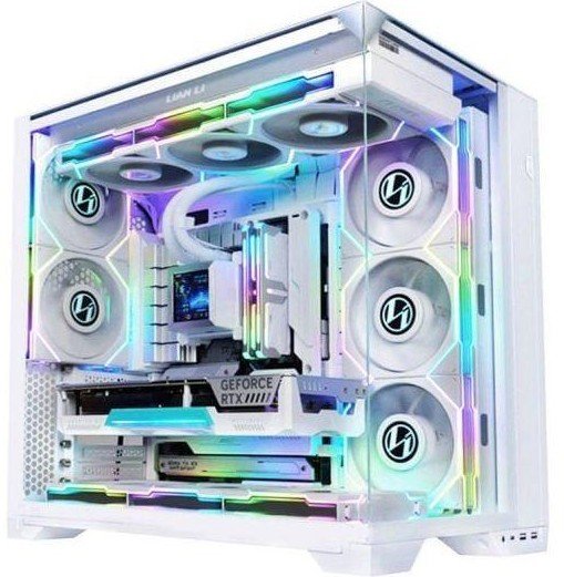 O11 VISION-M /Sans Alim/Micro-ATX blanc