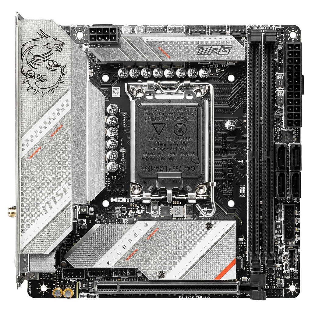 MPG B760I EDGE WIFI - B760/LGA1700/DDR5/mITX