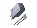 Chargeur secteur 100W 3 ports + Câble USB-C - 1,5m