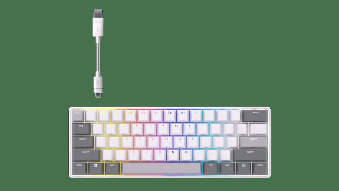 Clipper Pro Mini 60% - Magnétique/Filaire/RGB/Blan