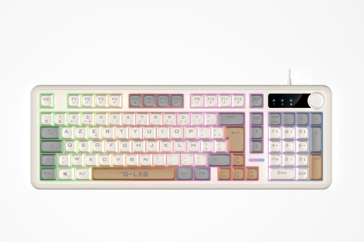 Keyz Caesium EX 3C - Membrane/Filaire/RGB/Noir