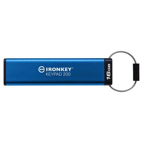 16GB IRONKEY KEYPAD 200 AES-256