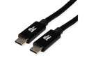 Câble USB-C mâle/mâle - 2m - Noir
