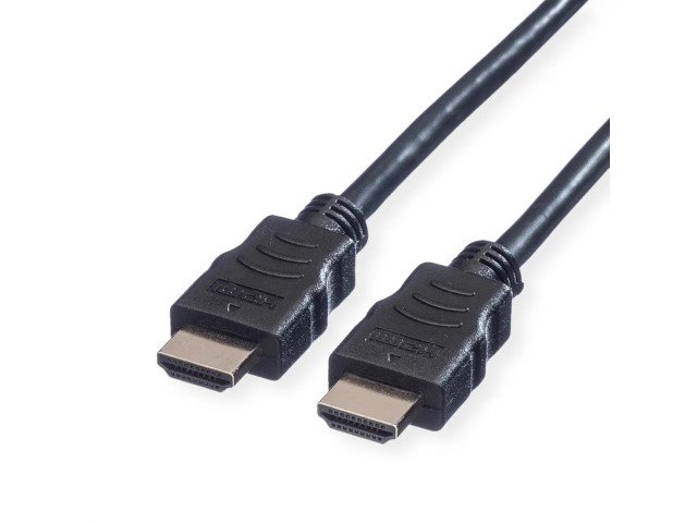 Câble HDMI HighSpeed+Ethernet mâle/mâle-1,8m-Noir
