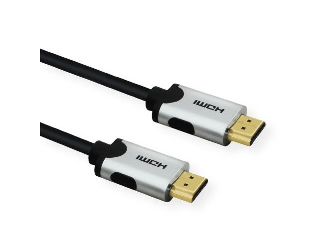 Câble HDMI2.1 Ultra HighSpeed+Ethernet m/m-2m-Noir